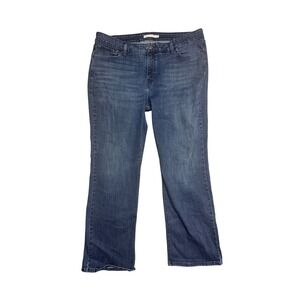 Levis 415 Relaxed Bootcut Jeans Womens 20W Medium Wash Denim Stretch